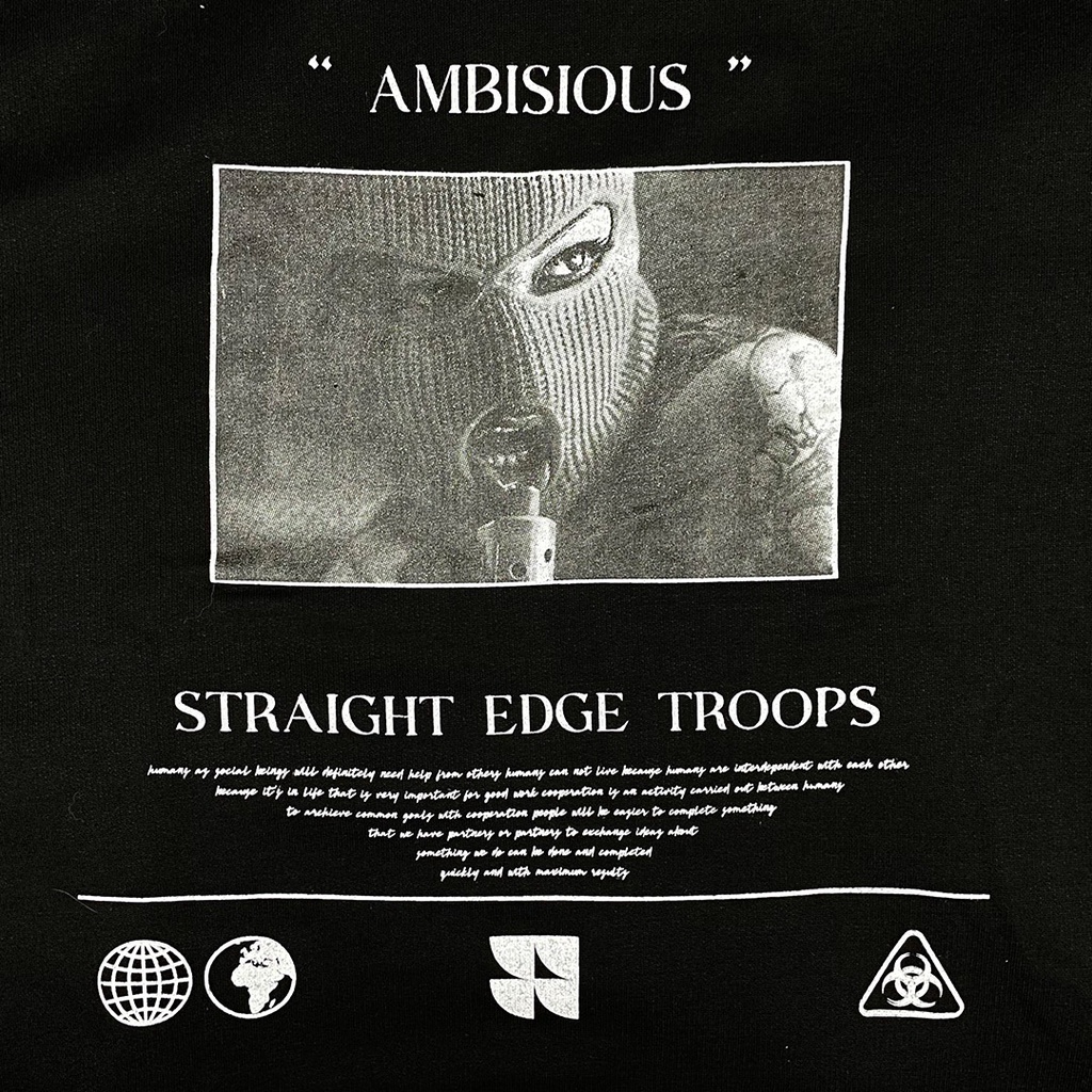 HOODIE  STRAIGHT EDGE TROOPS