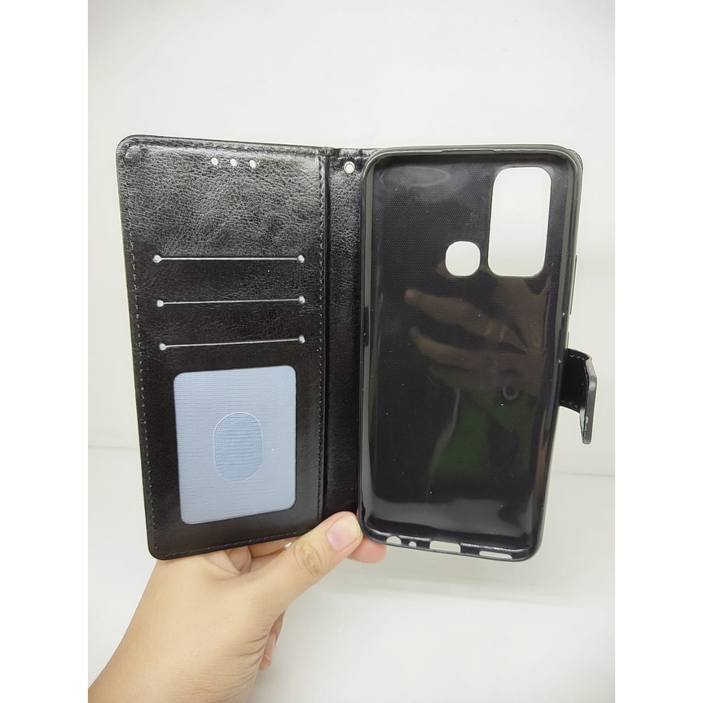 Flip Wallet Vivo Y30 Y50 6.53 inch Flip Cover Leather VIVO Y30i Sarung HP Kulit