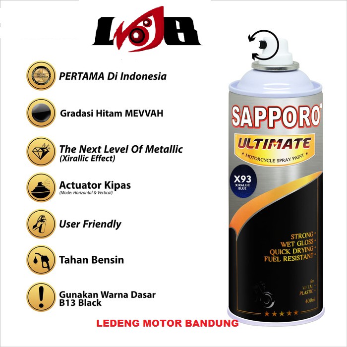 ULTIMATE Xirallic Brown Green Blue Red Violet Colours Cat Sapporo Sekelas Samurai Paint