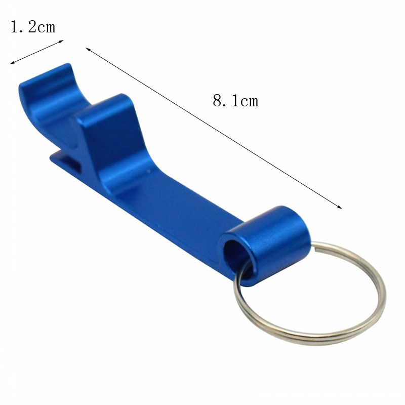 Aluminium Portable Can Opener / Mini Pocket Key Chain Ring Beer Bottle Opener For Wedding Party, Kitchen,Bar