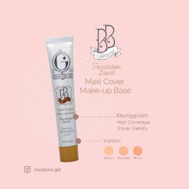 ☃Cutezz_Ching1☃Madame Gie BB Femme Foundation Liquid 30ml