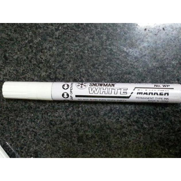 

Kualitas Terbaik Snowman Spidol permanent marker White / spidol putih ON SALE