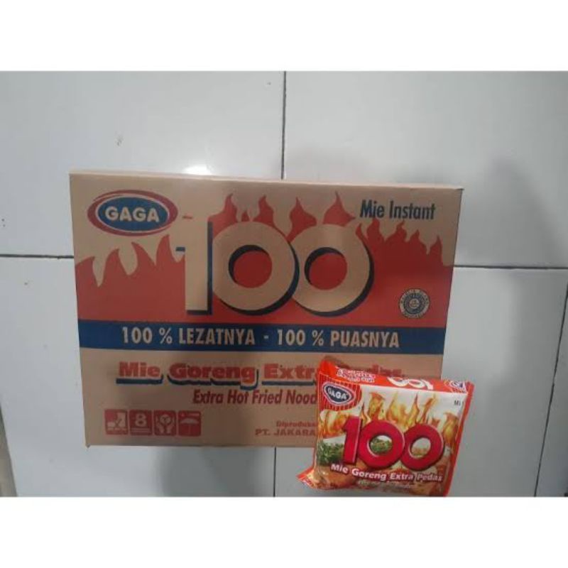 

Gaga Mie Goreng 100 Extra Pedas 1 dus (isi 40pcs)