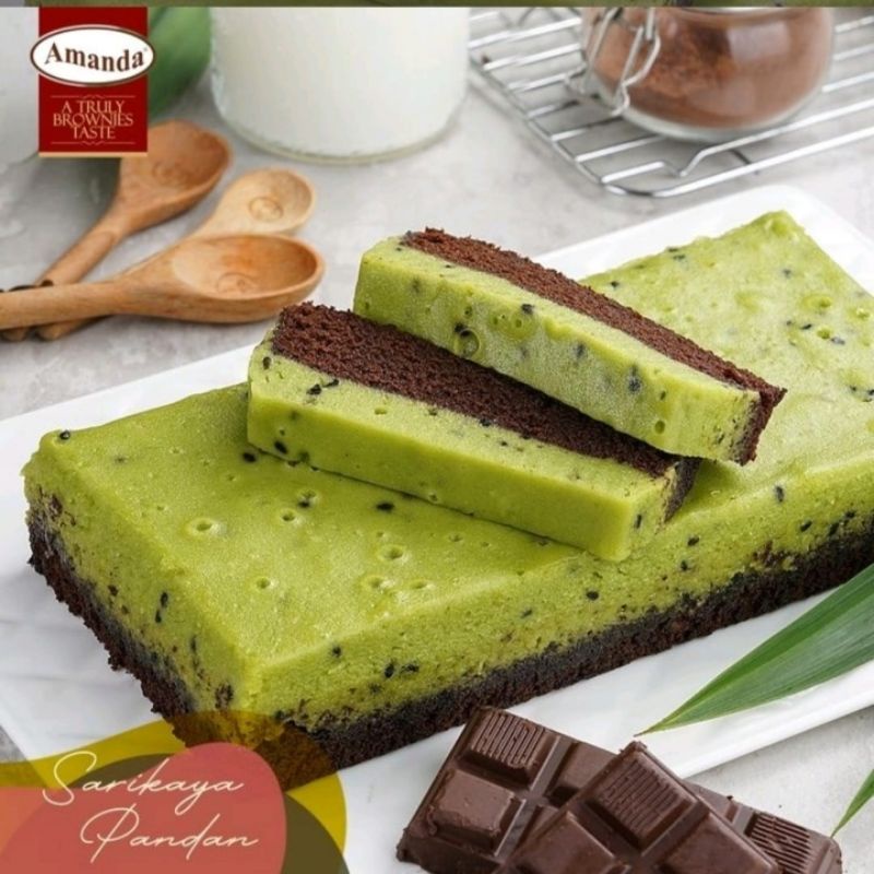 

Amanda brownies sarikaya pandan