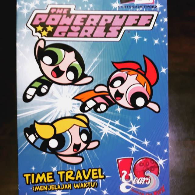 BUKU Komik Anak "THE POWERPUFF GIRLS" - Time travel (menjelajahi waktu)