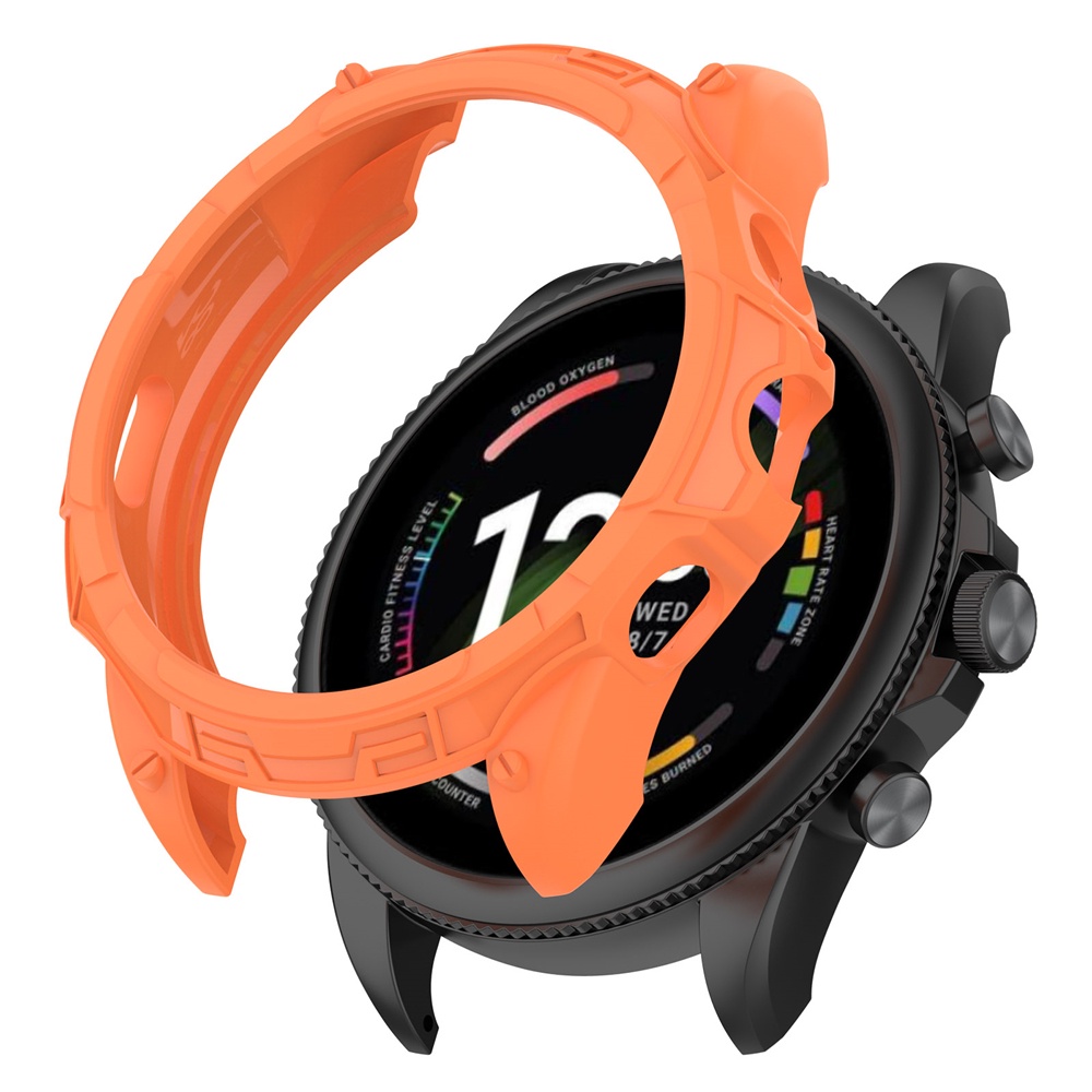 Bumper Case Pelindung Smartwatch Fossil Gen 6 42MM 44MM Bahan Silikon Untuk Gen6