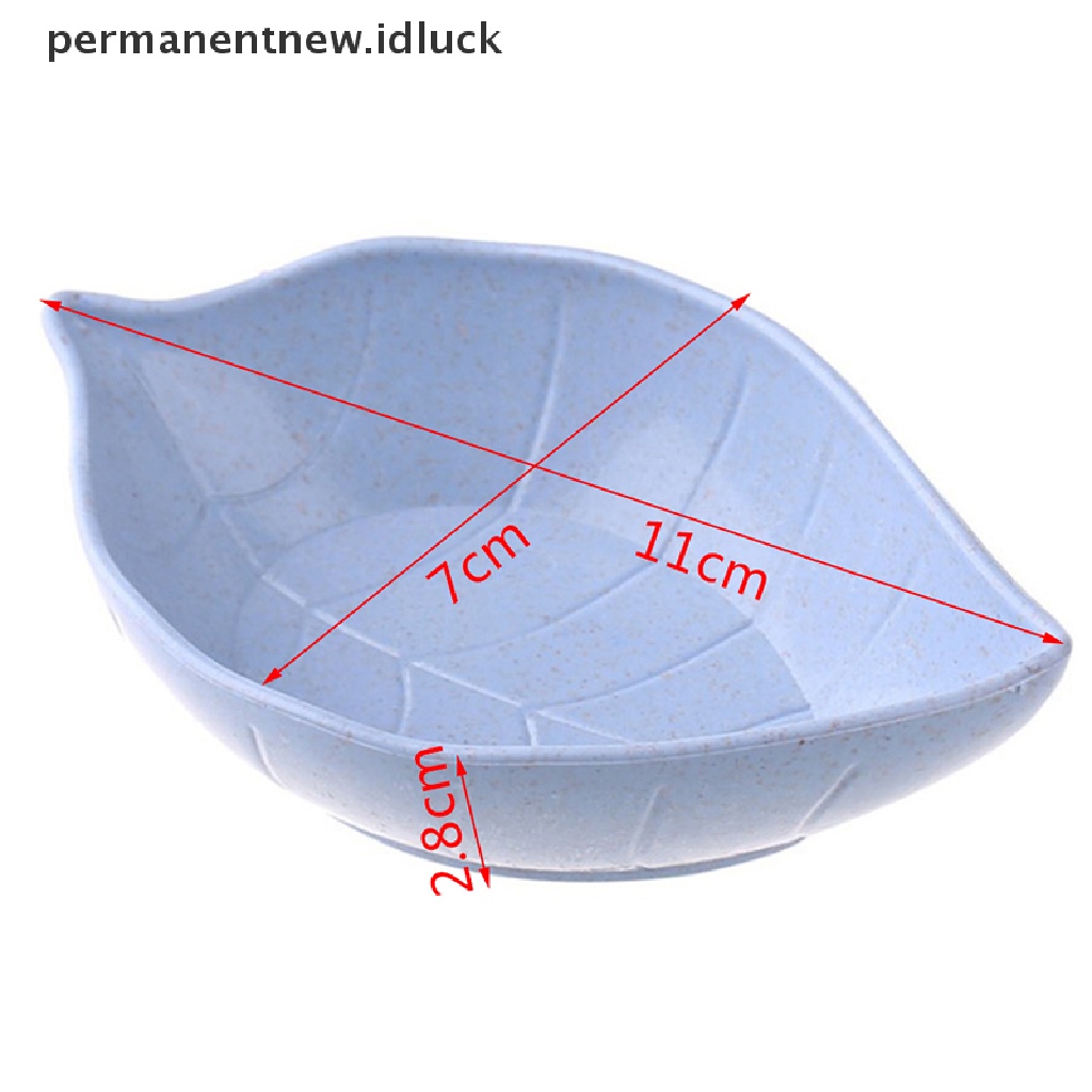 1 Pc Piring Bumbu Snack Bentuk Daun Serbaguna Untuk Dapur