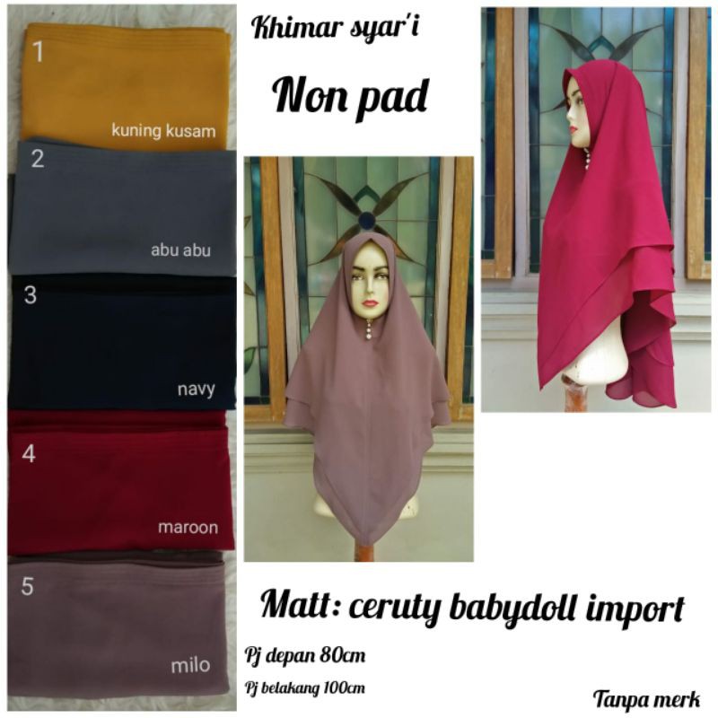 khimar ceruty import jumbo
