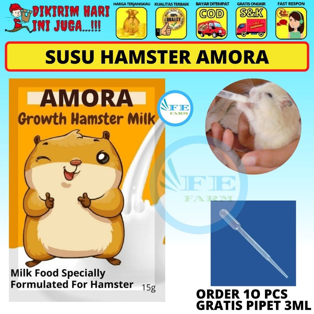 Susu Formula Khusus Hamster Amora FEFARM