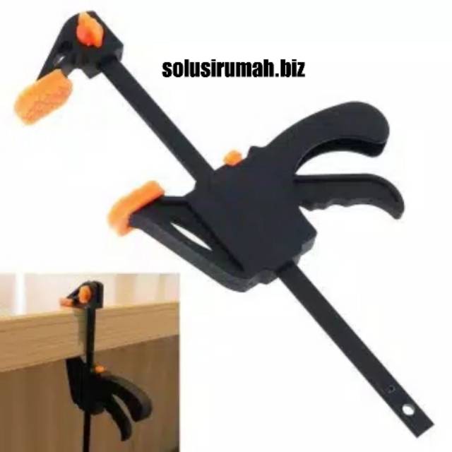 Quick Ratchet Bar Clamp 4&quot; (Body kecil) Alat clamping tools