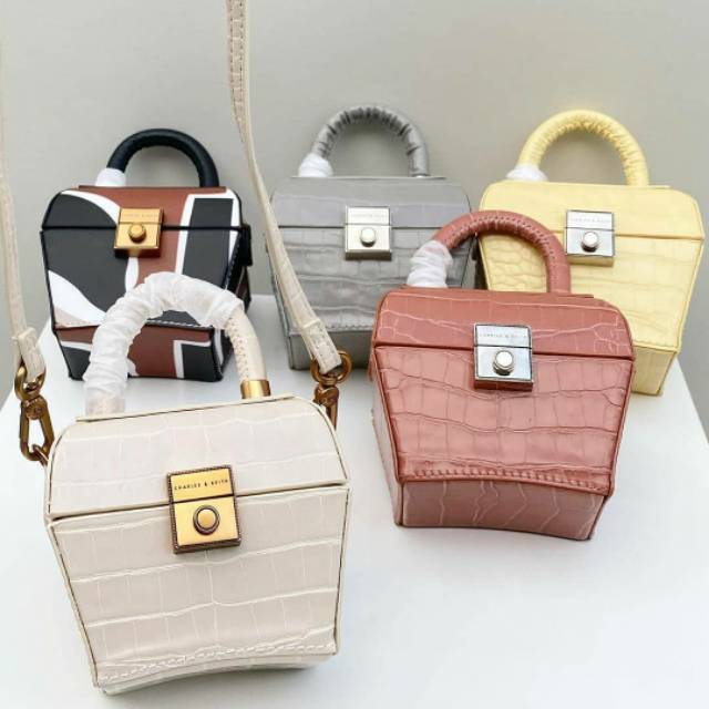 READY TAS WANITA CK MINI CROCO PREMIUM IMPORT