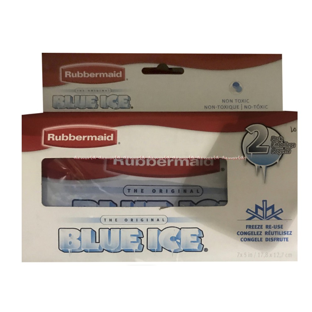 Rubbermaid Blue Ice Es Awet Pengganti Es Plastik Ruber Maid