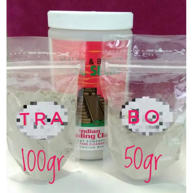 Aztec Secret Healing Clay Pore komedo wajah share 20 30 50 100 Makassar Bragg Cuka apel cider masker