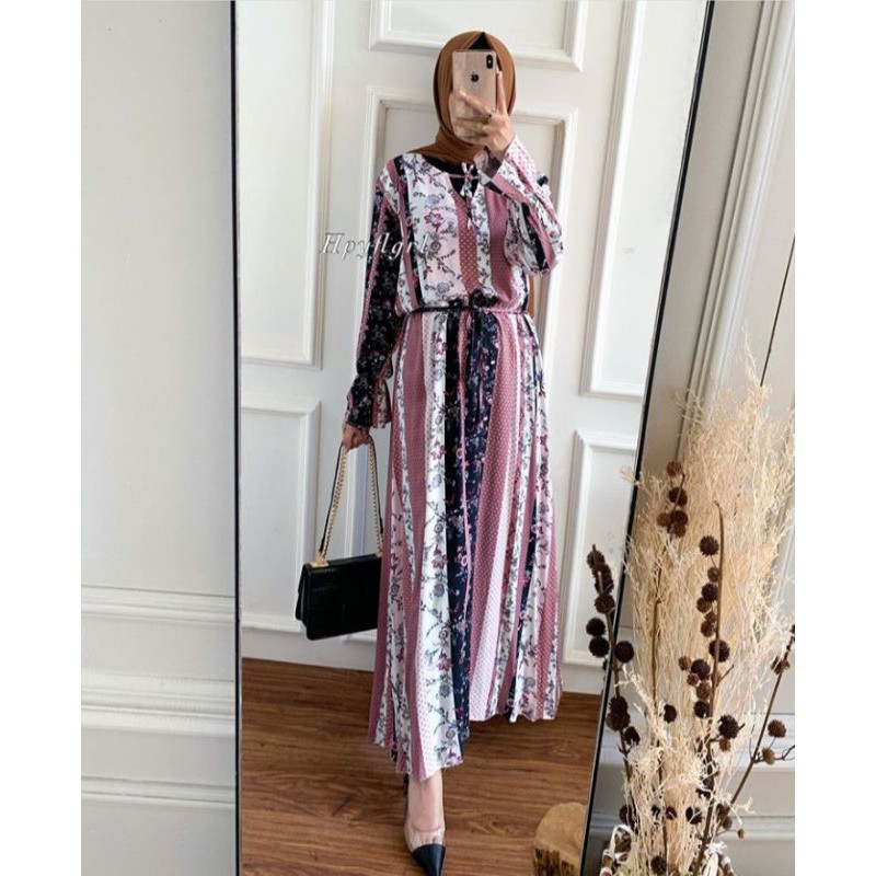 ZELDA DRESS / DRESS RAYON VISCOSE / DRESS ZELDA / DRESS MUSLIM TERBARU