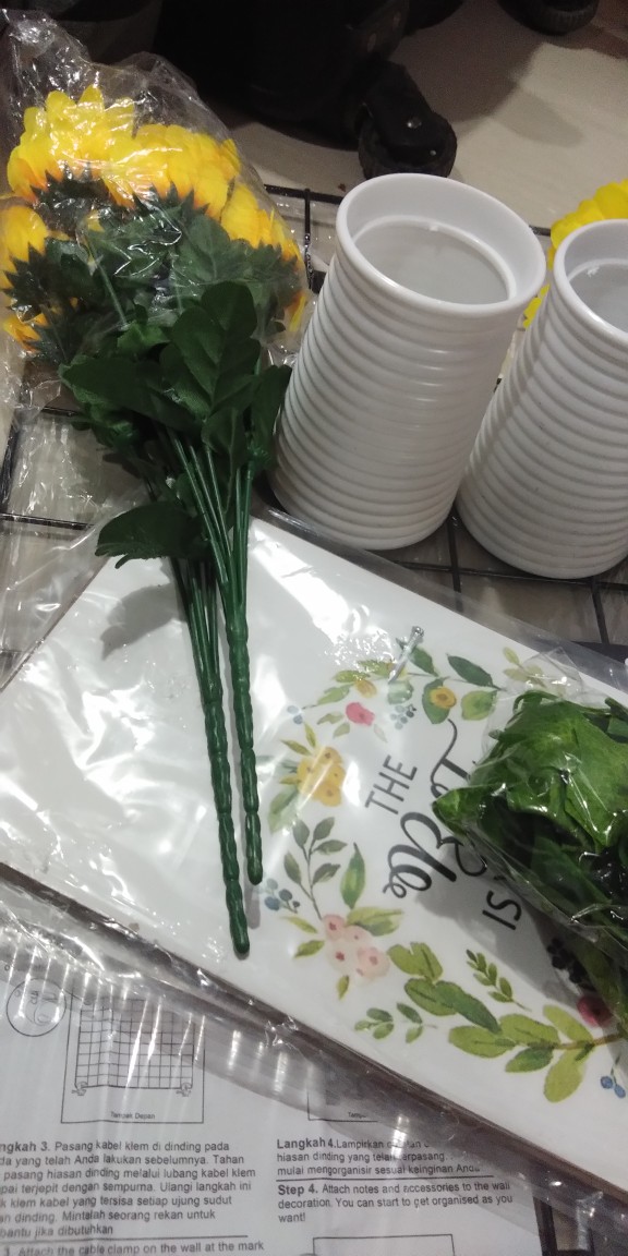 Guninco Bunga Matahari Artificial Imitasi Hiasan Meja Ruang Tamu Dekorasi Ruangan