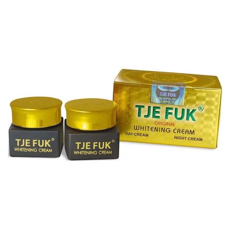 Tje Fuk Original Whitening Cream Skincare Paket Pemutih Wajah Krim