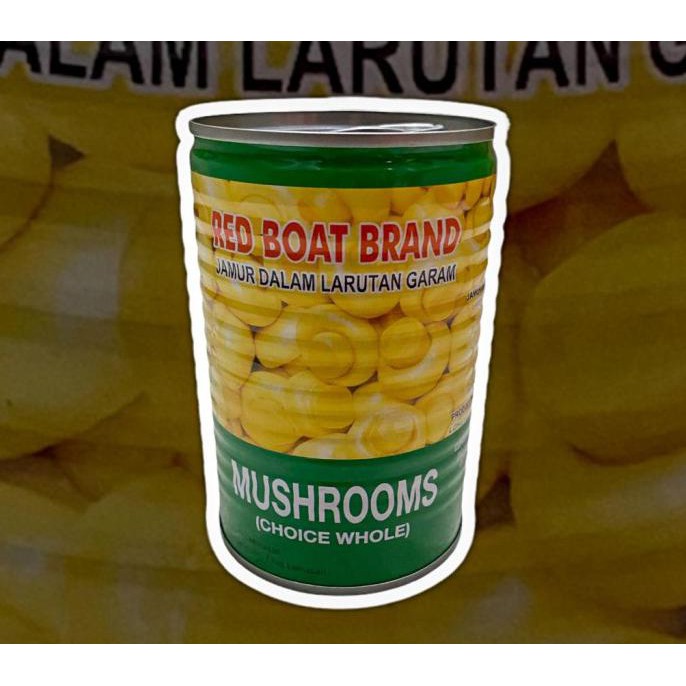

Promo Jamur Kancing Kaleng Champignons / Mushroom Red Boat Brand 425Gr