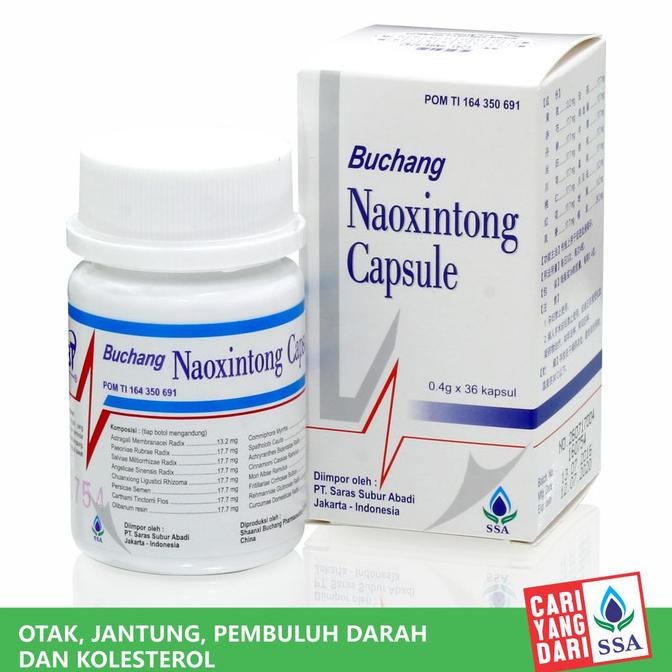 PROMO Buchang Naoxintong Capsule Botol 36s Asli