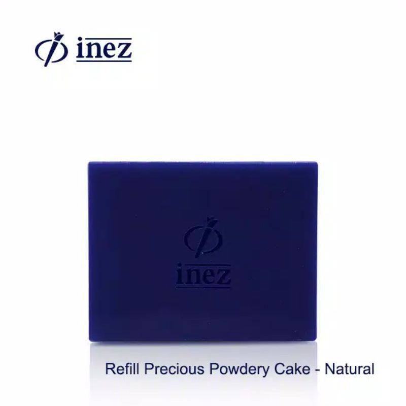 INEZ Precious Powdery Cake Refill With Puff - 12g