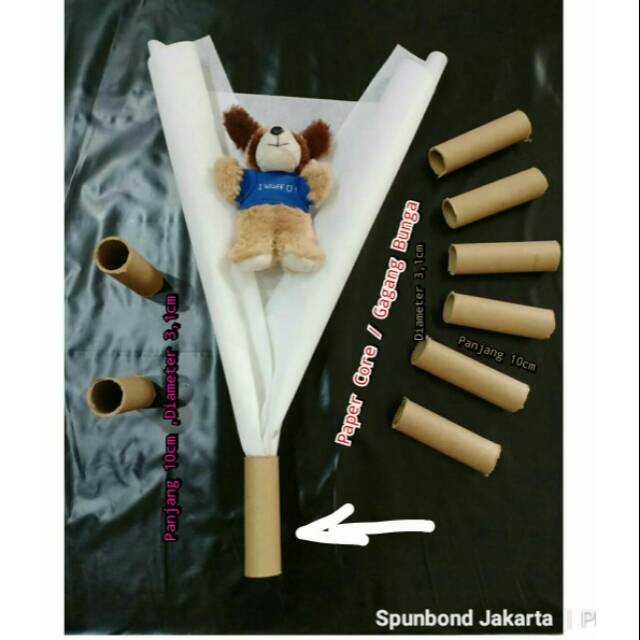 

Gagang Bucket bunga / Pegangan bunga / paper core Panjang 10cm