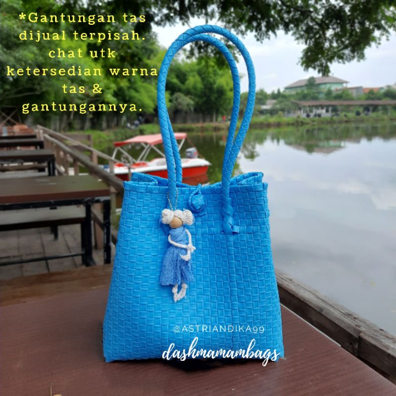 Cod Tas Anyaman Plastik Tas Jali Premium Tas Jali Size M Tas Jali Size S Tas Jali Candy Macrame Bag Charm Tassel Pompom Shopee Indonesia