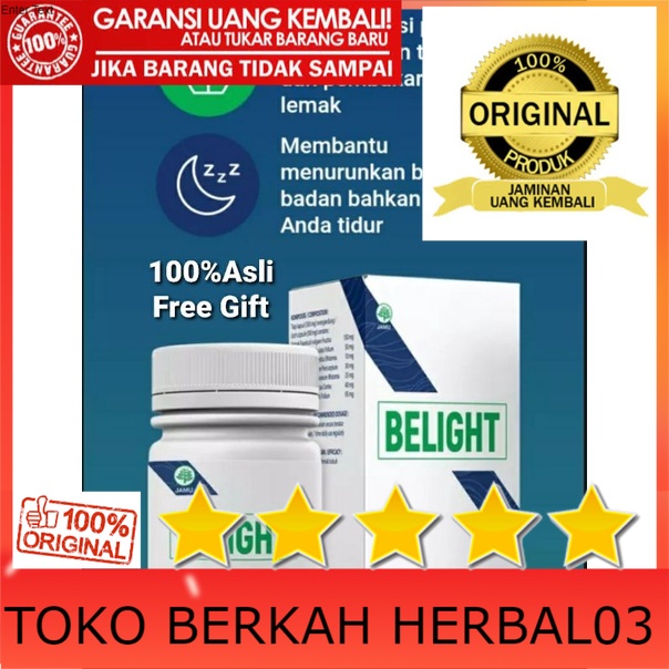 100% ASLI BELIGHT Obat Diet Pelangsing Suplemen Penurun Berat Badan