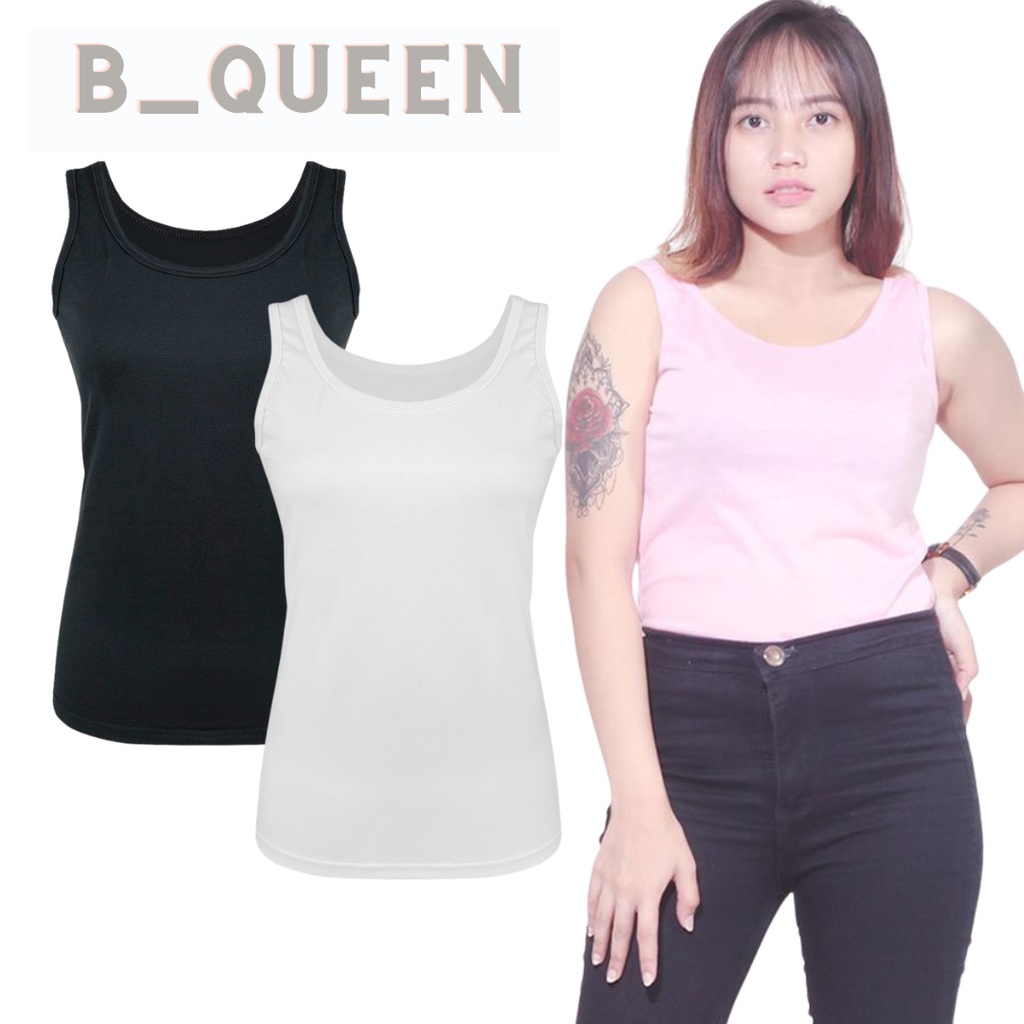 TANK TOP TALI BESAR / TANGTOP POLOS / SINGLET WANITA TALI BESAR PREMIUM