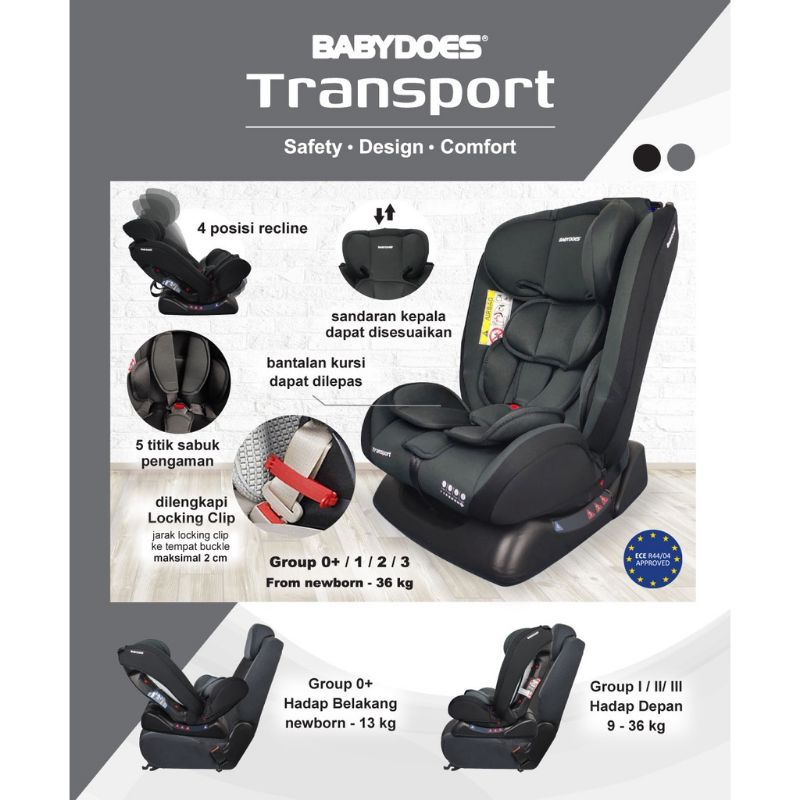 Car Seat Babydoes Transport CH 8705 Kursi Mobil Anak Bayi