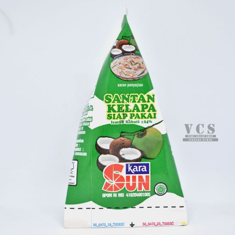

Sun Kara Santan Kelapa Siap Pakai 65ml