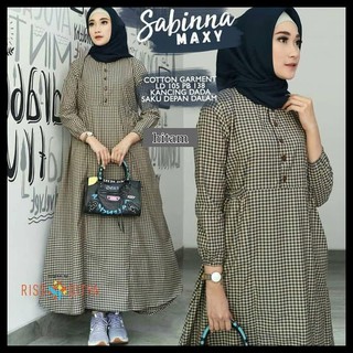 SABBINA MAXY KOTAK SABINA GAMIS  KATUN BAJU  GAMIS  