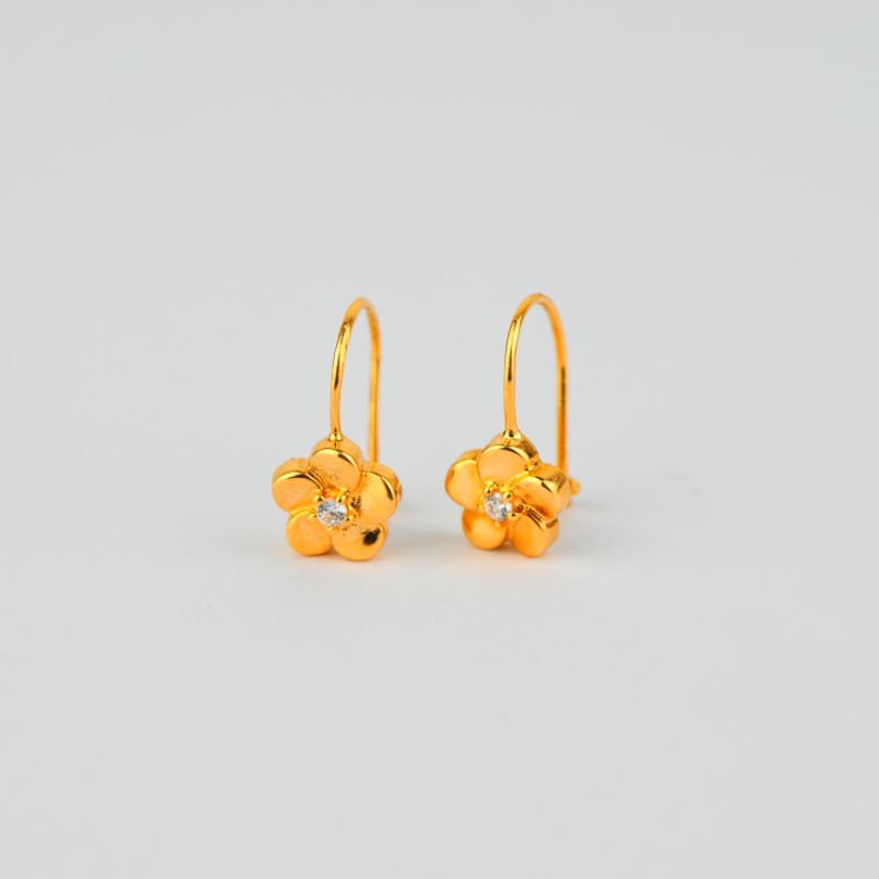 Anting Emas Kawatan Bunga Mata 1 - Toko Emas Gadjah