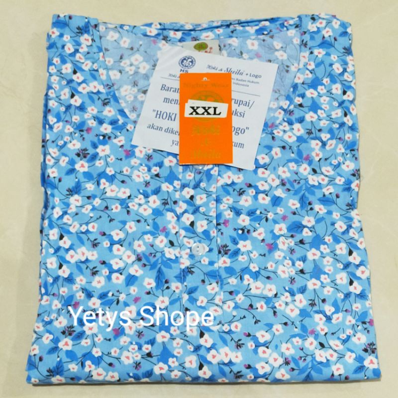 Hoki&Sheila Jumbo LD120 C3/4 Baju Tidur Piyama Fit XXL [Part 1]-VerySmall3 HS Biru