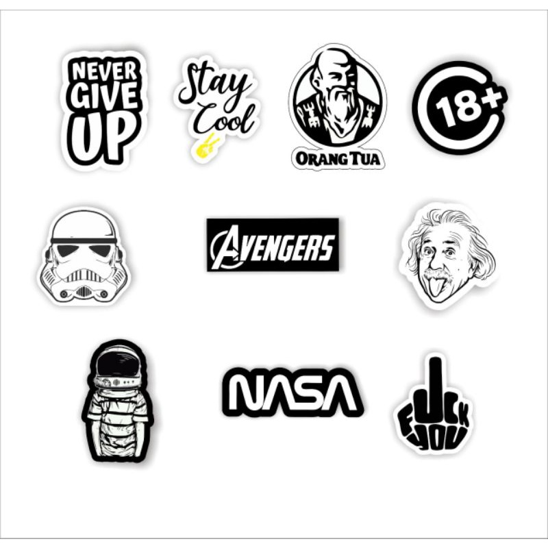 

Stiker Sticker Paket Brand Distro Logo Basic Case Aesthetic grafiti Journal Graftac berkualitas PAKET