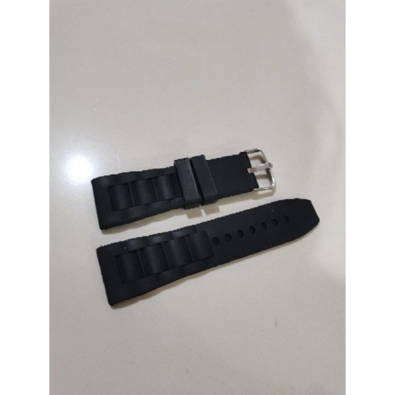 Strap Tali Jam tangan Karet Rubber Lembut 26mm