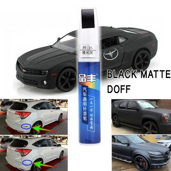 Spidol Cat Oles Penyamar Lecet Gores Hitam Doff