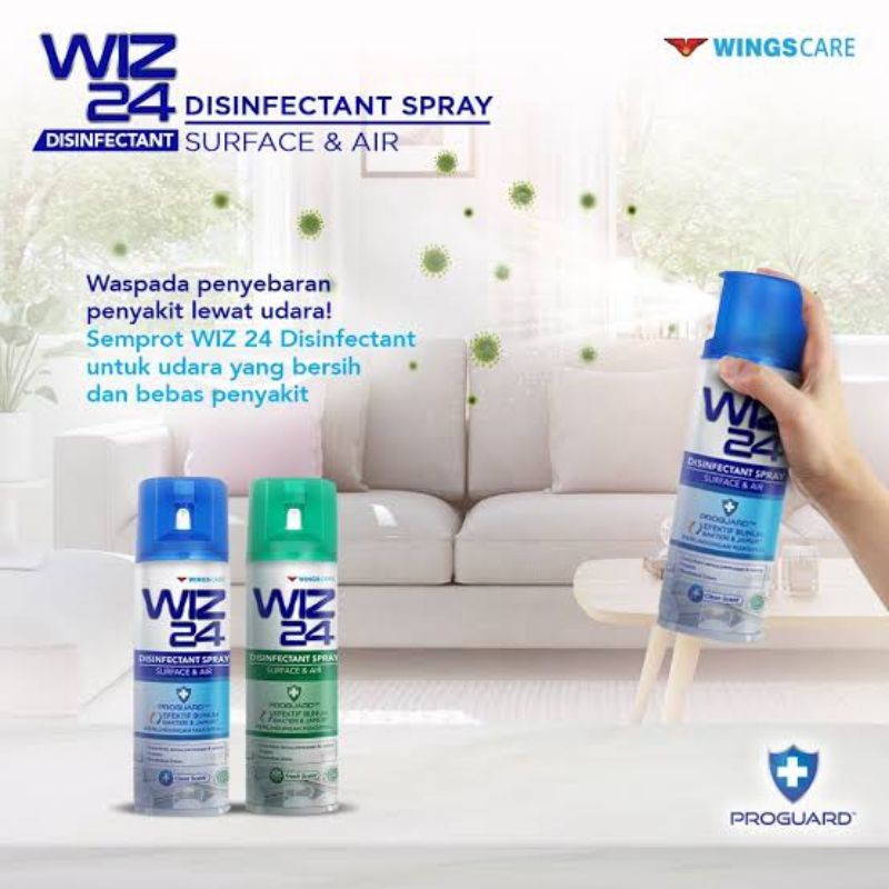 EKONOMISS wiz 24 disinfektan spray / wiz 24 air disinfektan / disinfektan wiz 24 / wiz 24 300ml