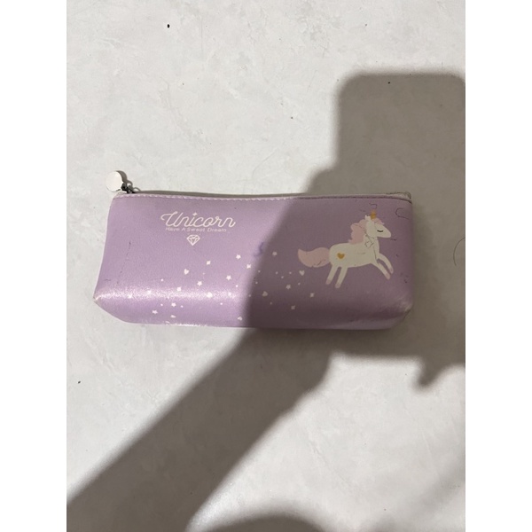 Preloved Kostak pensil anak perempuan kostak pencil case kotak tempat pensil barbie hello kitty sofia frozen princess transparant rilakuma-2