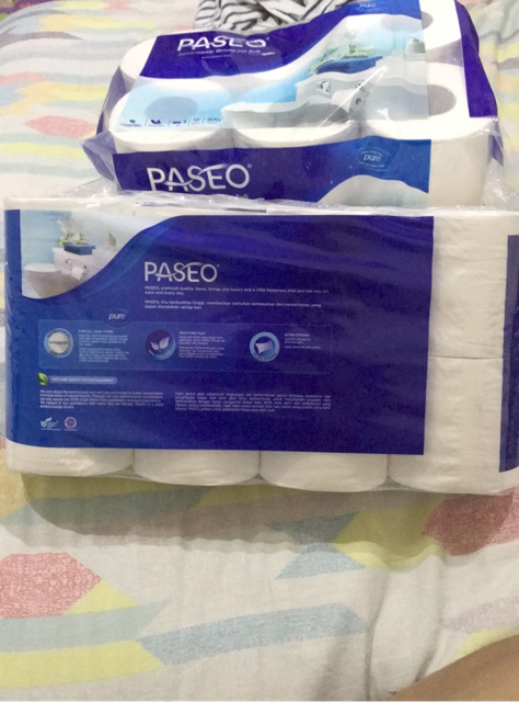 tissue tisue tisu paseo roll 3ply 300sheets 8roll-2