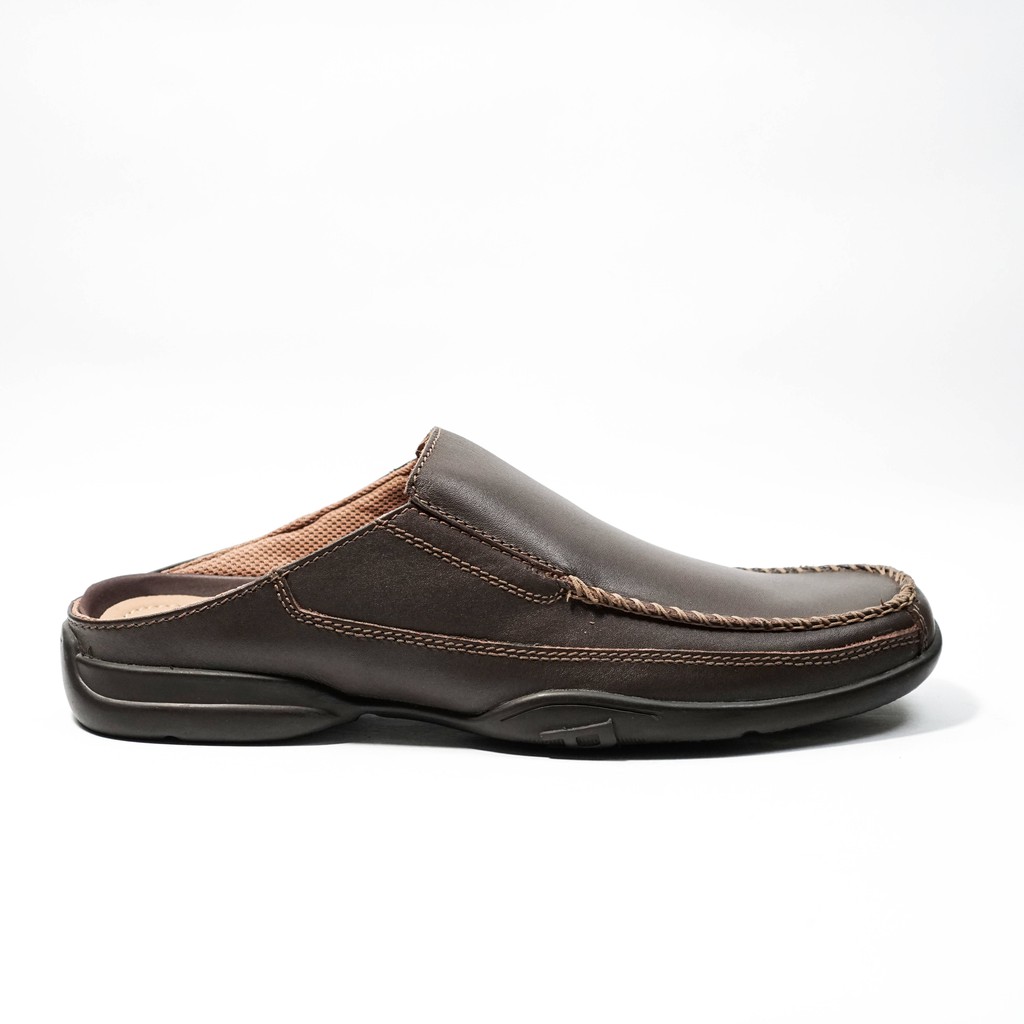 Sepatu Slop Kulit Pria Pakalolo Boots 863 A - Coklat