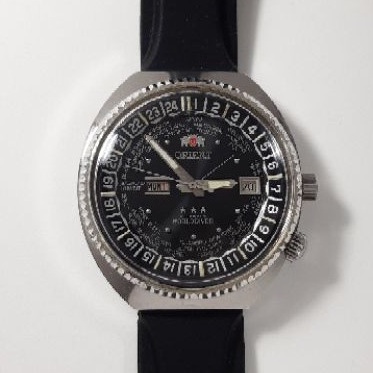 Orient 904545W World Timer Diver Watch