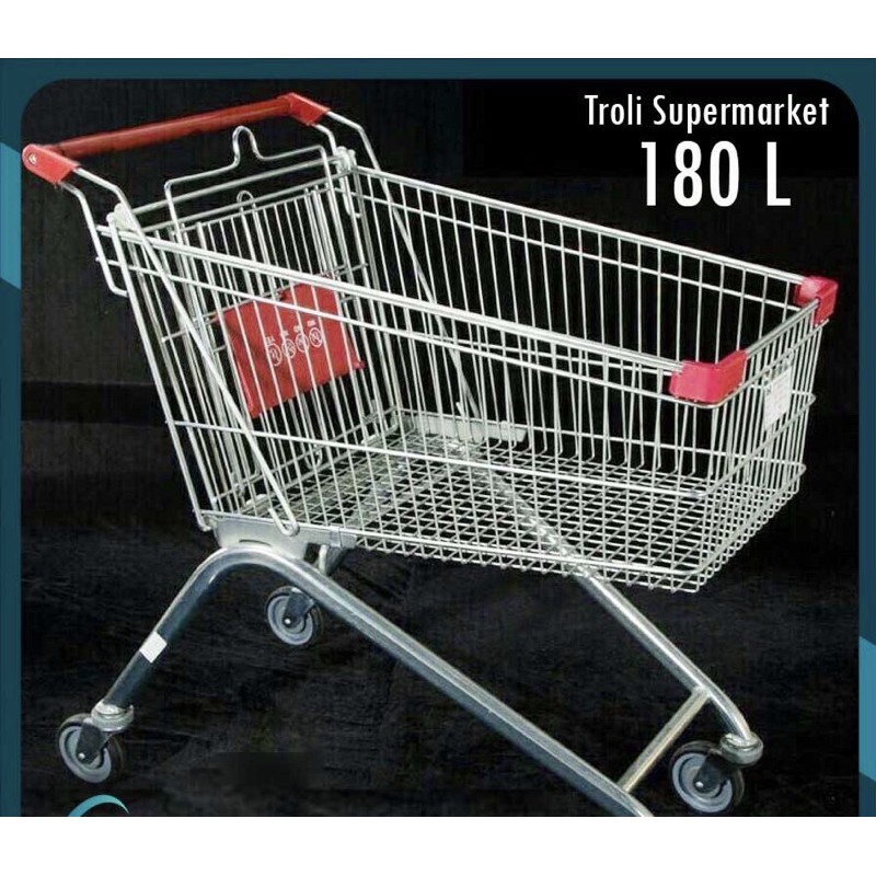 troli supermarket 180 ltr - troli belanja