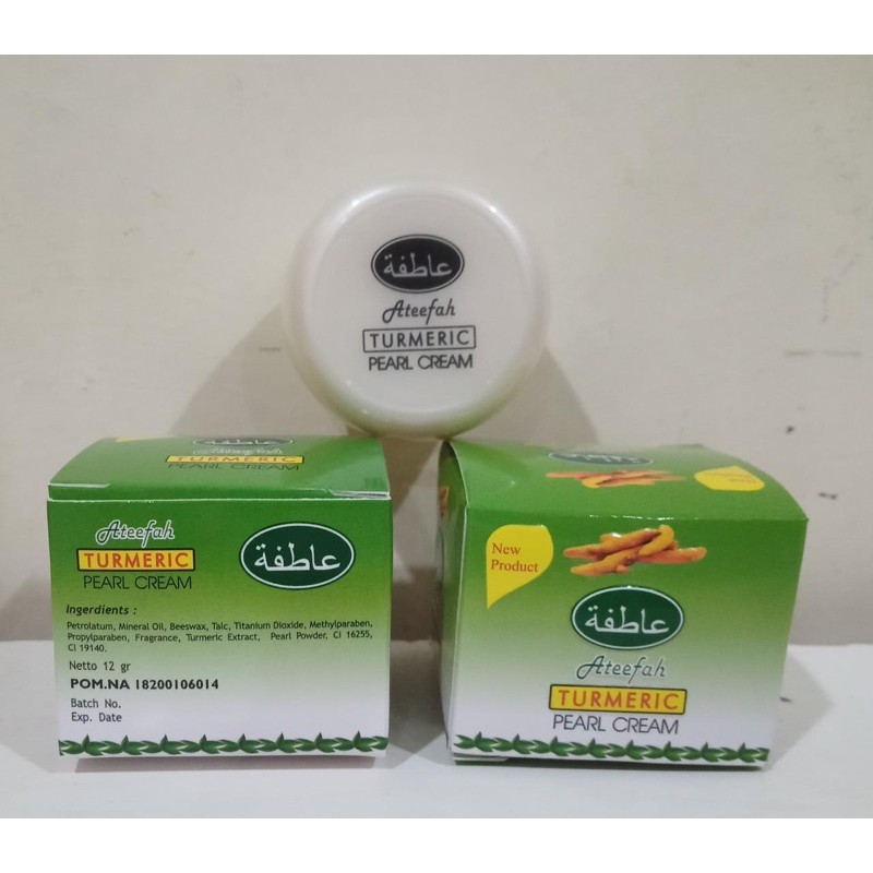 Ateefah Cream Arab Turmeric Gentong BPOM