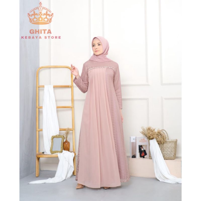 GAMIS DRESS MAXI CLARISSA ~ GAMIS KEKINIA ~ GAMIS DRESS MODERN ~ GAMIS DRESS KONDANGAN