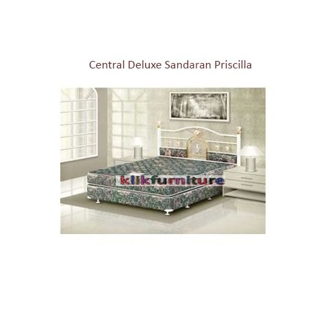 Deluxe (set 180x200cm) Sandaran Priscilla CENTRAL SPRINGBED