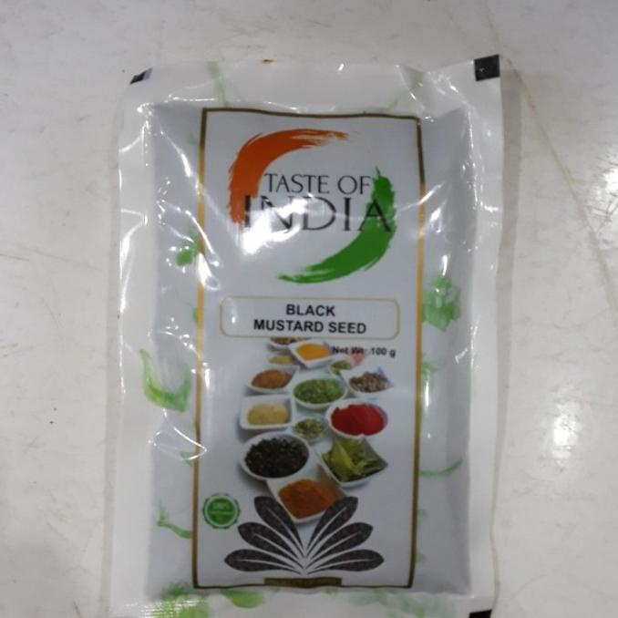 

^^^^^] Black Mustard Seed / Biji Mustard TASTE OF INDIA 100 gram