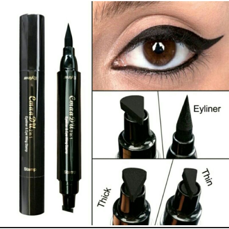 Eyeliner Stamp 2 sisi waterproof