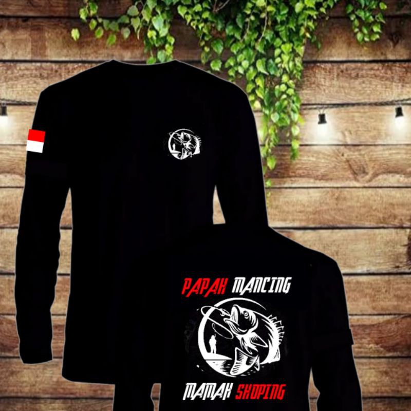 KAOS MANCING PREMIUM  BISA CUSTOM NAMA,LOGO,TULISAN  BAJU MANCING TERBARU//KAOS PANCING MURAH//