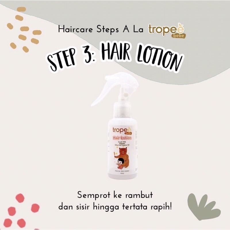 Tropee Bebe Candlenut Oil / Candlenut Shampoo / Hair Lotion