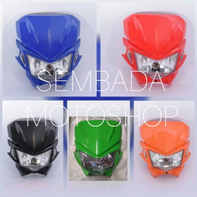 Headlamp reflektor klx 150 BF Dtracker Batok lampu depan klx 150