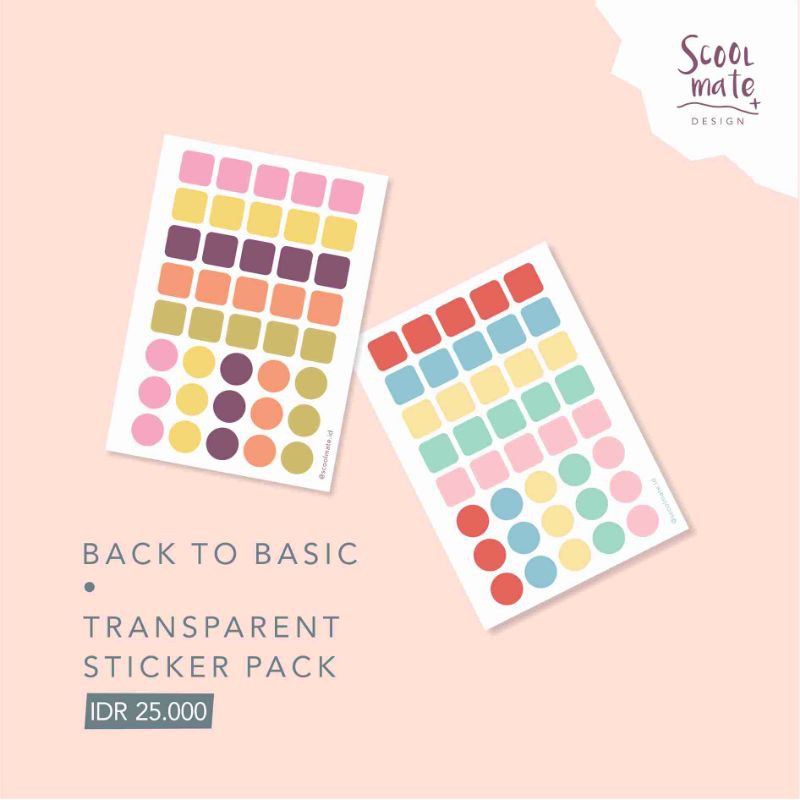 

Back to Basic - Transparent Sticker Pack